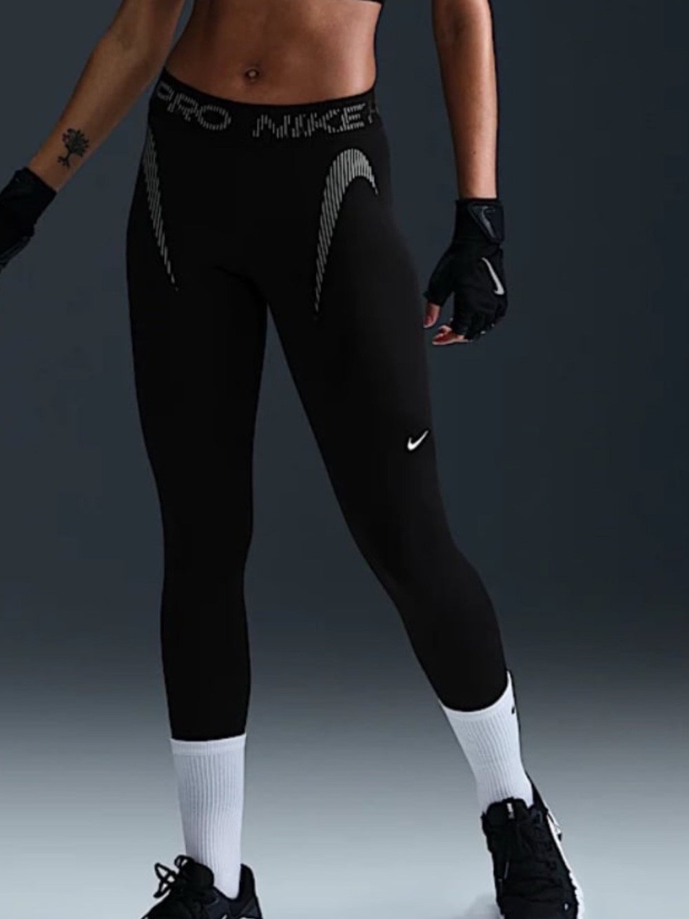 ☀️3/$25 Nike Pro Sculpt 7/8 Leggings black xl